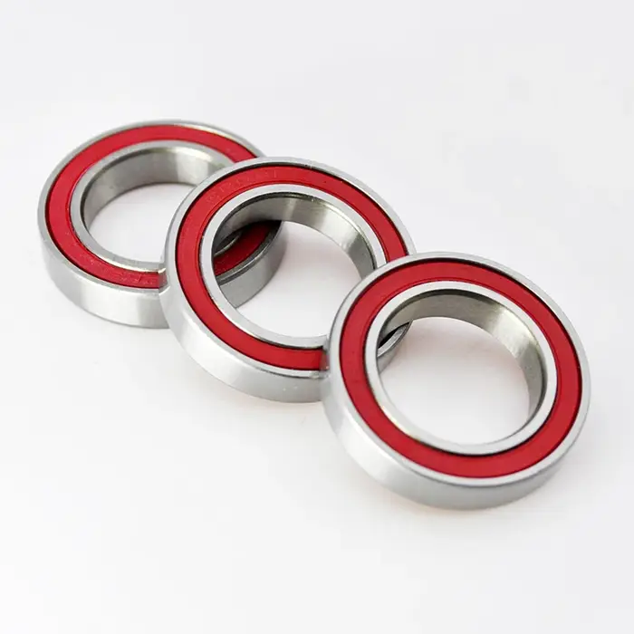 Roulements à billes hybrides en céramique noire pour vélo, 6802 2RS, 15x24x5mm, 6802RS, Nitrure de s