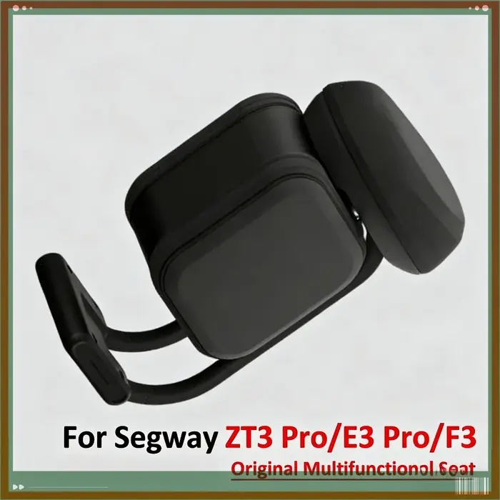 Siège multifonctionnel d'origine pour trottinette électrique Segway ZT3 Pro E3 Pro / F3 avec accessoires de sac