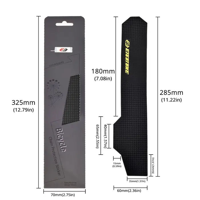 Autocollants de Protection de chaîne de vélo