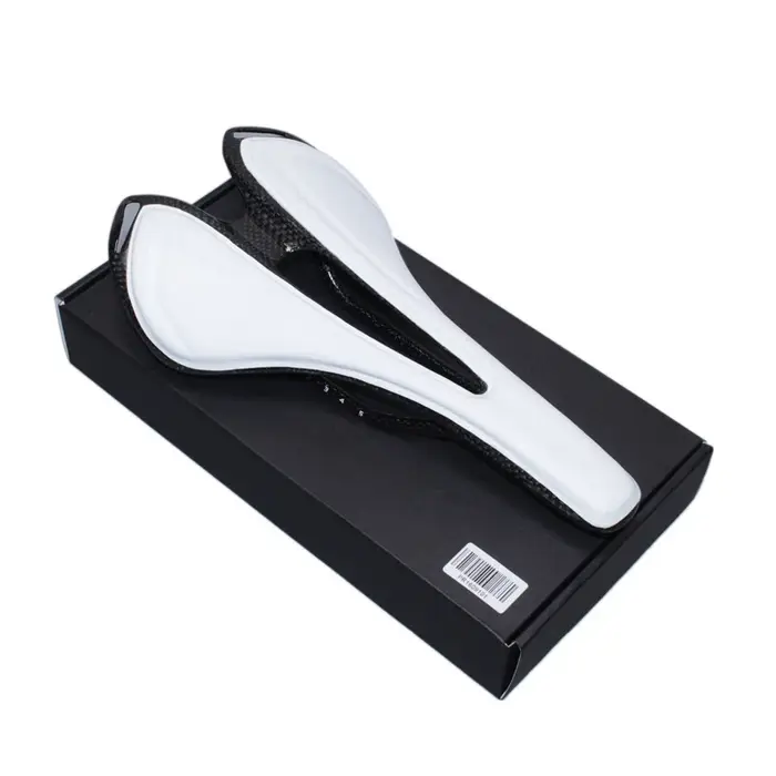 Selle de vélo de route en Fiber de carbone 2025, coussin de siège de selle en carbone ultraléger, se