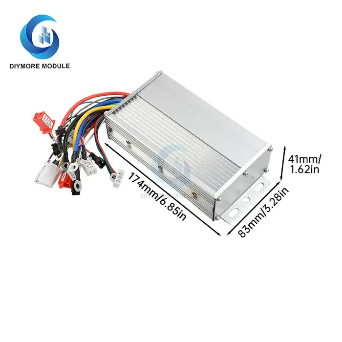 Contrôleur Intelligent sans balais pour vélo électrique 36-72V, 350-1500W, pour accessoires de Scooter électrique