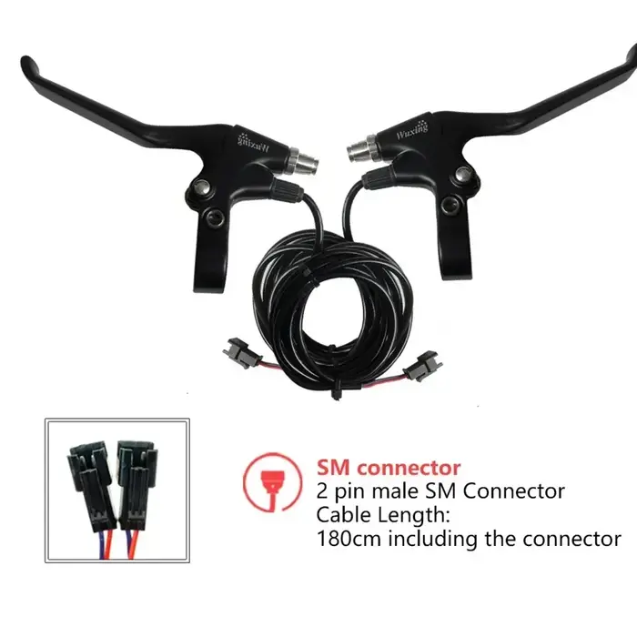 1 paire vélo électrique Wuxing frein mécanique levier court e-bike