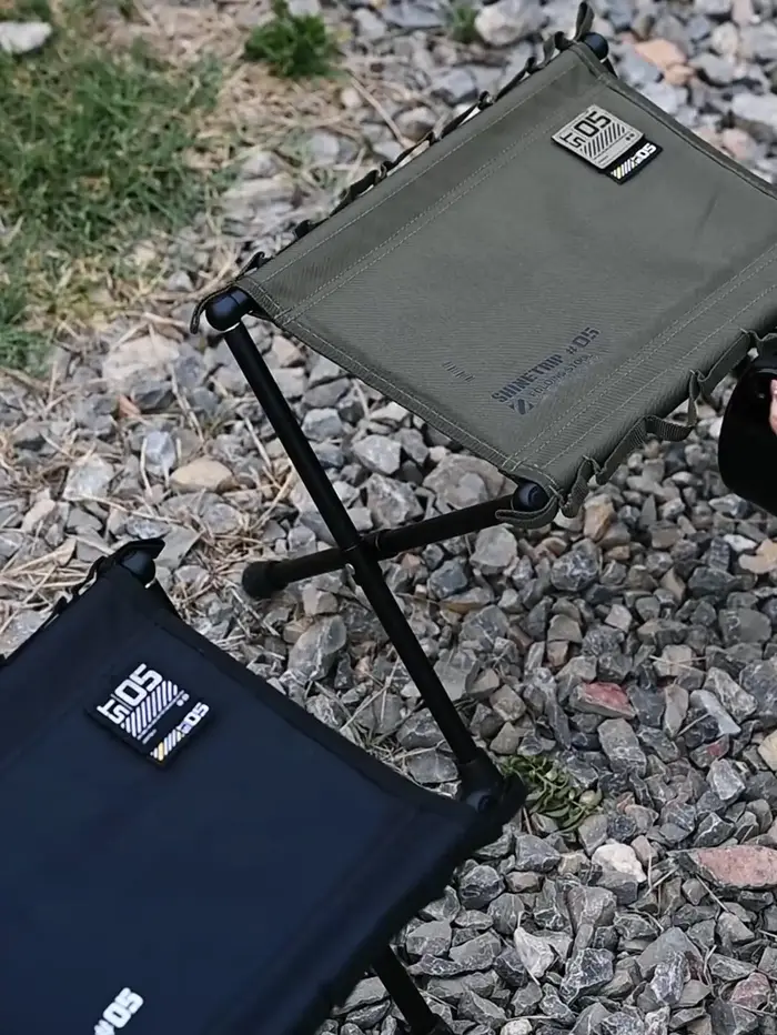 ShineTrip Outdoor 05 Series Mazza Ultra léger rangement pliant en alliage d'aluminium Portable tabou