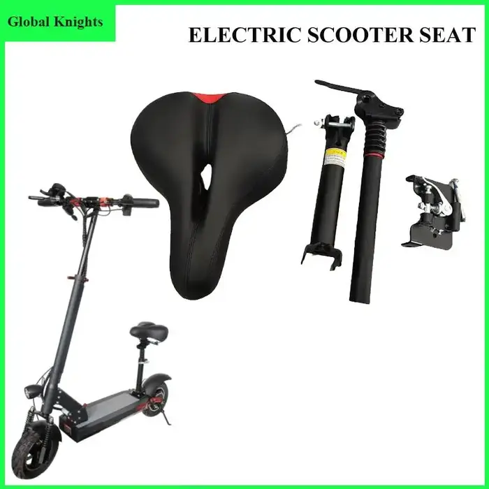 Selle de scooter pour scooter électrique, pliable, réglable en hauteur, amortissante, siège pliable, accessoires pour scooter électrique