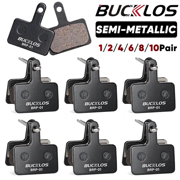 BUCKKub-Plaquettes de frein à disque semi-métalliques pour vélo de montagne