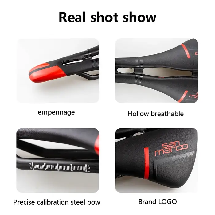 SAN MARCO mantra selle en fibre de carbone pour vélo de route 143mm Ultra-léger respirant hommes femmes
