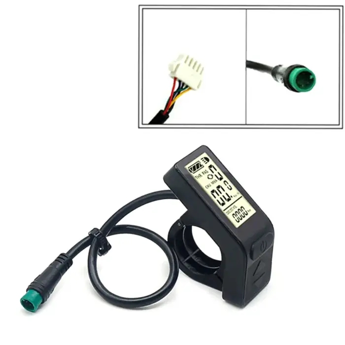 Mini écran LCD4 pour vélo électrique 24/36/48 volts