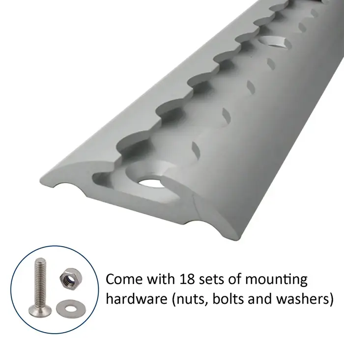 Rail de fixation en aluminium pour moto, VTT, tracteurs, motos tout-terrain, 0,5 m, type L, pour la sécurité des remorques