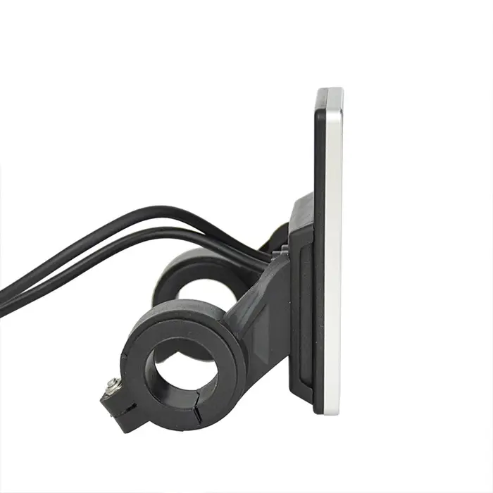 Ecran d'affichage LCD 5 broches pour vélo électrique noir avec compteur de vitesse et panneau de commande intelligent M5 pour gestion batterie et assistance