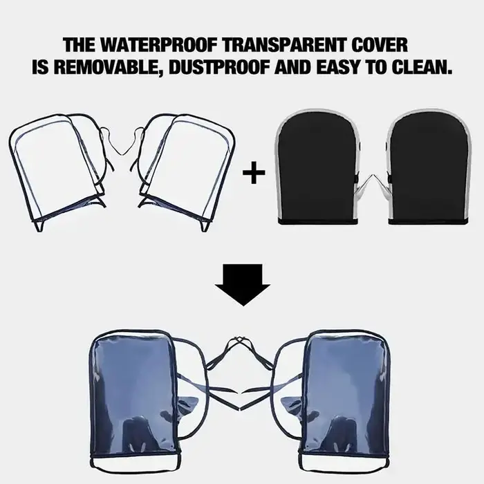 Mitaines de guidon gants de vélo résistant à l'eau