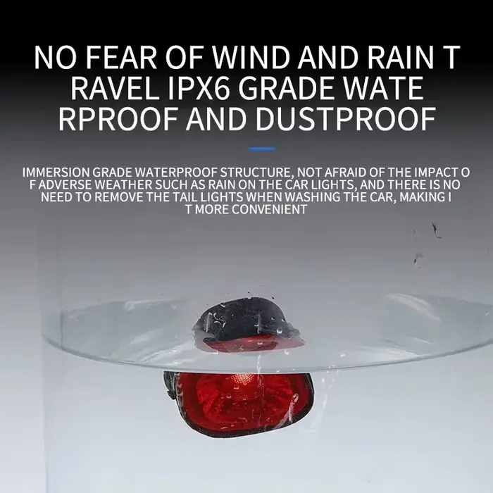OFFBONDAGE-enquêter arrière intelligent IPx6 de type C pour vélo, éclairage LED pour cyclisme, stop 