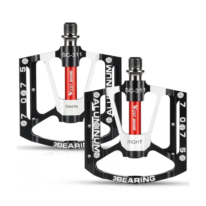 WEST BIKING pédales de vélo ultralégères antidérapantes CNC BMX vtt pédale