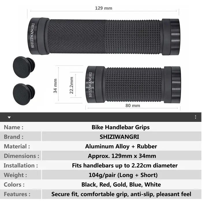 80mm poignée de vélo dérailleur