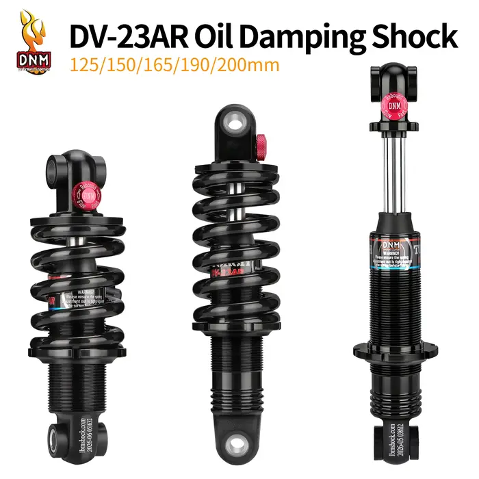 Amortisseur de vélo DNM DV23AR 125/150/165/190mm/200mm 350/450/550/650/750/850/1000/1500LBS Amortisseur arrière pour trottinette électrique