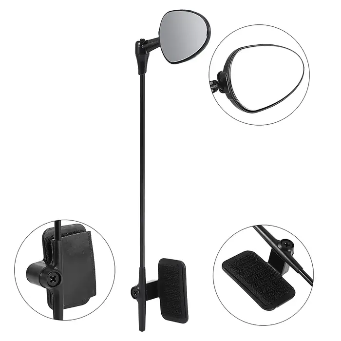 Rétroviseur réglable en ABS pour casque de vélo de route et de montagne