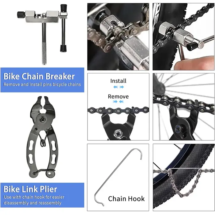 Kit d'outils de vélo, outils professionnels de réparation