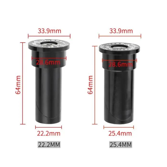 Adaptateur d'extension de fourche de vélo pliable 22