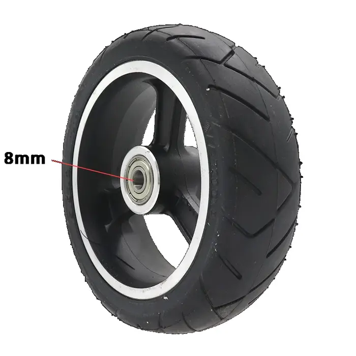 Moteur de moyeu de roue sans balais et sans dents de 5,5 pouces, pneu plein, moteur sans balais 24V 