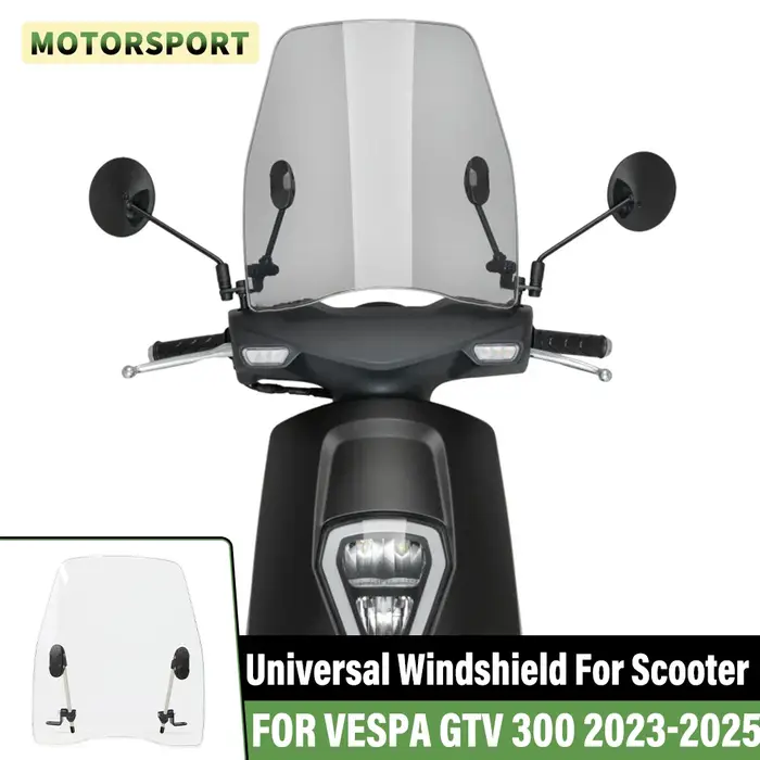 Pare-brise universel pour scooter POUR VESPA GTV 300 2023 2024 2025 Extension Spoiler