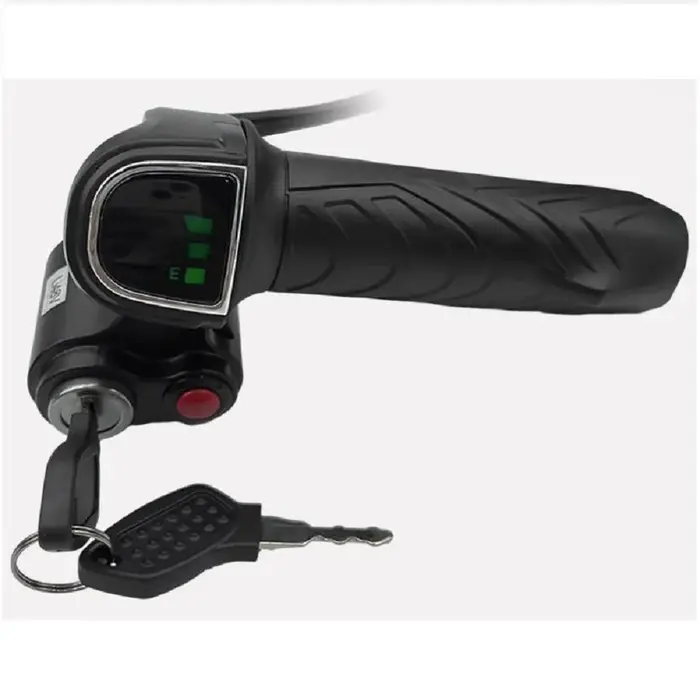 E-bike-Accélérateur torsadé avec interrupteur à clé pour scooter électrique