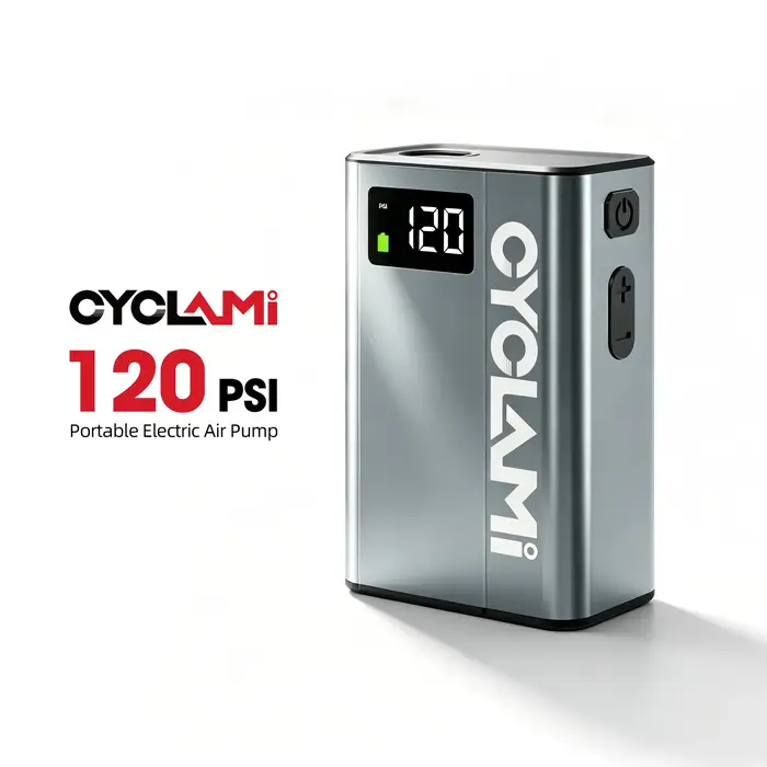 Pompe électrique portable en alliage d'aluminium pour vélo