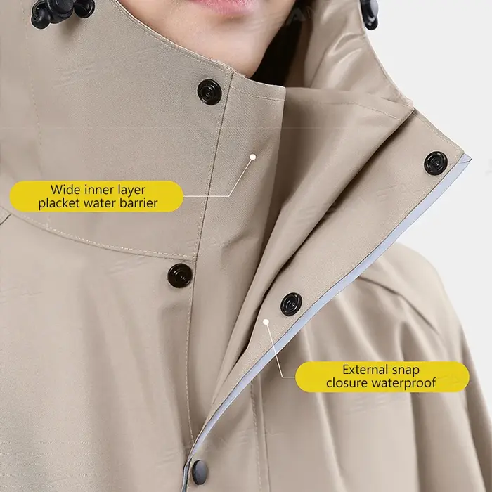 SEAMETAL – veste imperméable de cyclisme unisexe