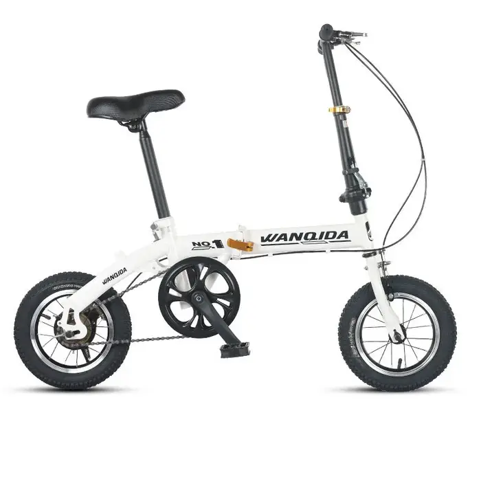 12 petits vélos de cyclisme de ville, Mini vélo pliant pour étudiants masculins et féminins, freins