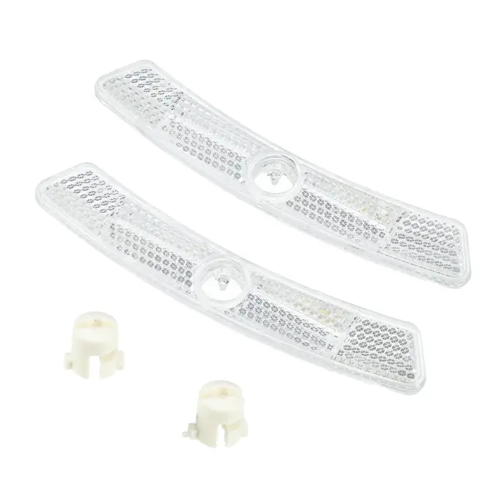 X Autohaux 1 paire de réflecteurs de vélo 5 "x 0.79" x 0.47 "Réflecteur d'avertissement