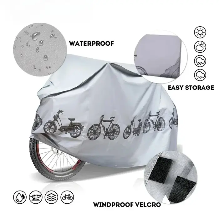 Housse de vélo étanche pour le rangement extérieur