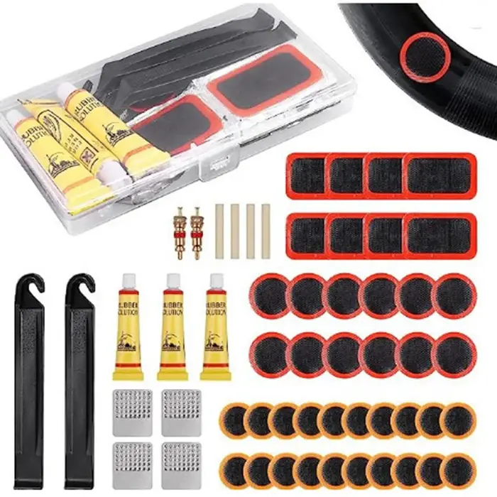Kit de réparation de pneus plats de vélo