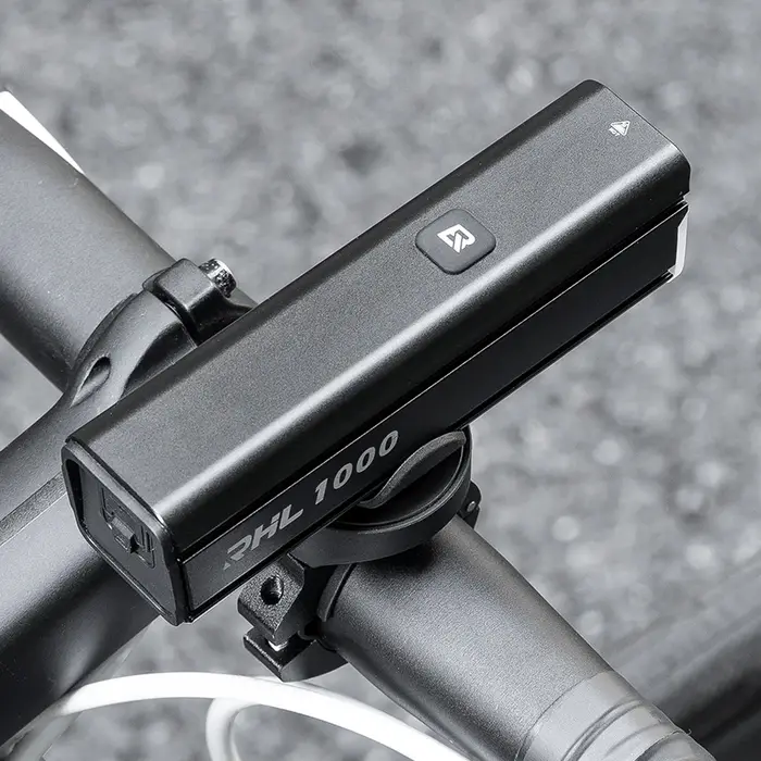 ROCKBROS – lumière de vélo 1000lm, charge type-c, éclairage avant pour vtt, vélo de route, 4500mAh,