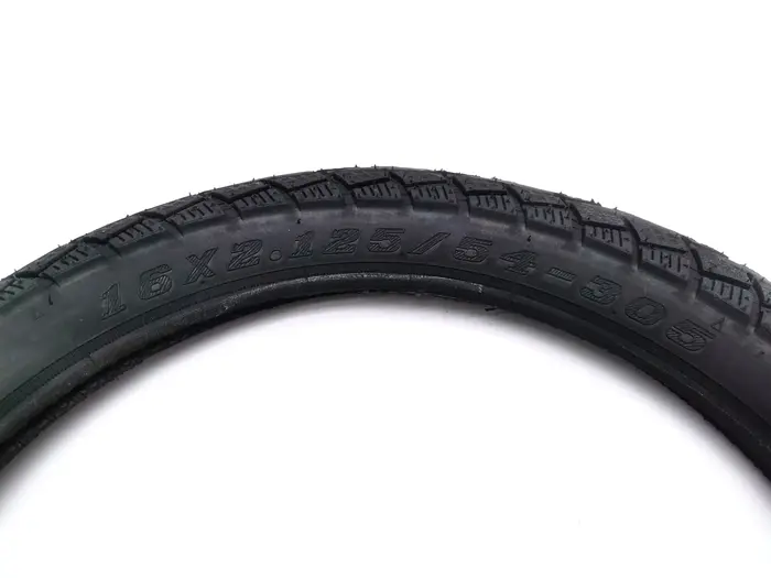 Pneu de 16 pouces pour 2 roues de vélo électrique
