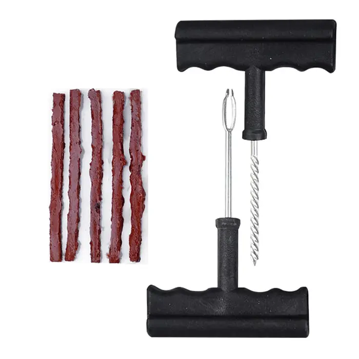 Kit de réparation de crevaison de vélo sans chambre à air, scooter portable, moto, vélo, outil avec 