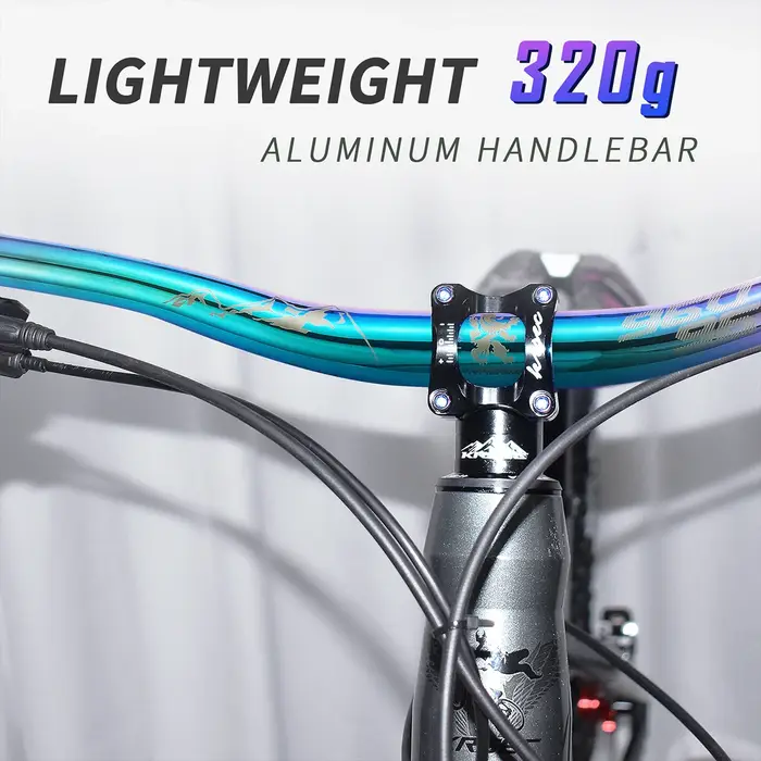 KRSEC 31.8mm VTT guidon en alliage d'aluminium vélo Riser