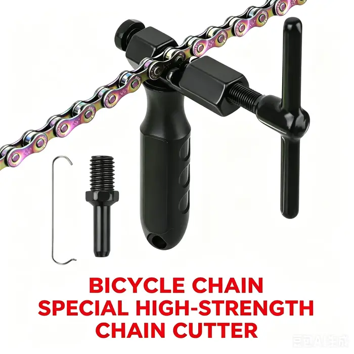 Outil de rupture de chaîne et démontage pour vélo de route montagne ou vélo ordinaire noir blanc réparation maintenance complète