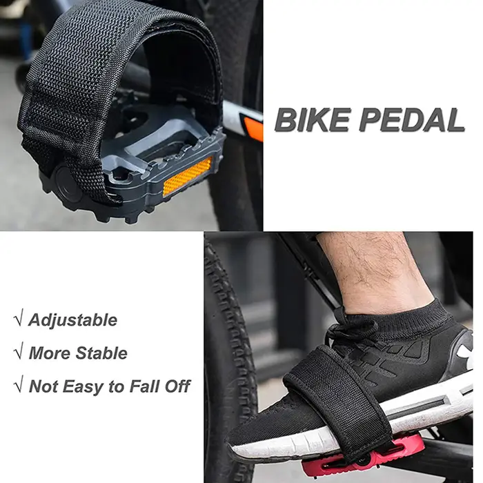 Sangles de pédales souples de vélo pour enfants