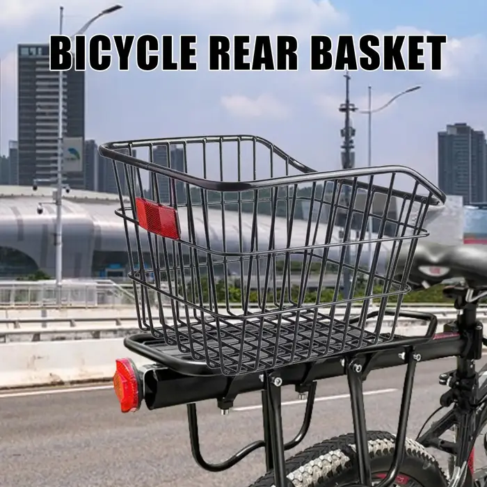 Panier arrière de vélo en métal