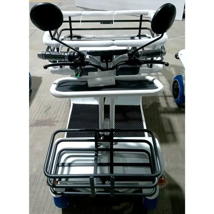 Tricycles électriques de cargaison à grande vitesse de roue de vélo de chargement électrique de mobilité 48V 1000W 4 roues