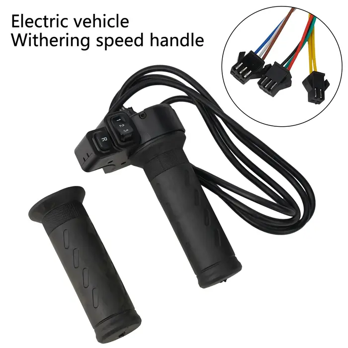 Accélérateur de vitesse EBikeTwist à 3 vitesses 24V 36V 48V 72V pour Scooter électrique guidon de vé