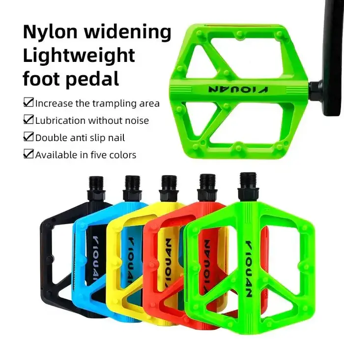 Pédales de vélo ESLNF en nylon avec roulements 9/16''