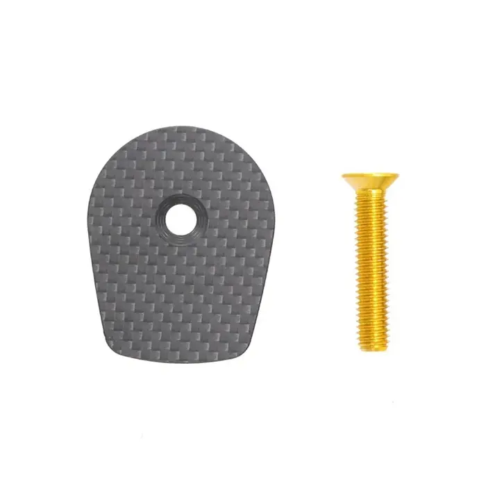 Capuchon supérieur de tige de casque de vélo, pour guidon Canyon, avec vis, en Fiber de carbone spéc