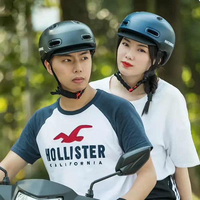 Casque de vélo ROCKBROS avec fixation de visière décontractée