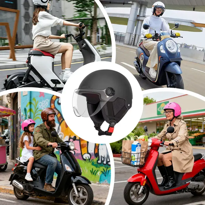 Casque de vélo électrique avec protection auditive