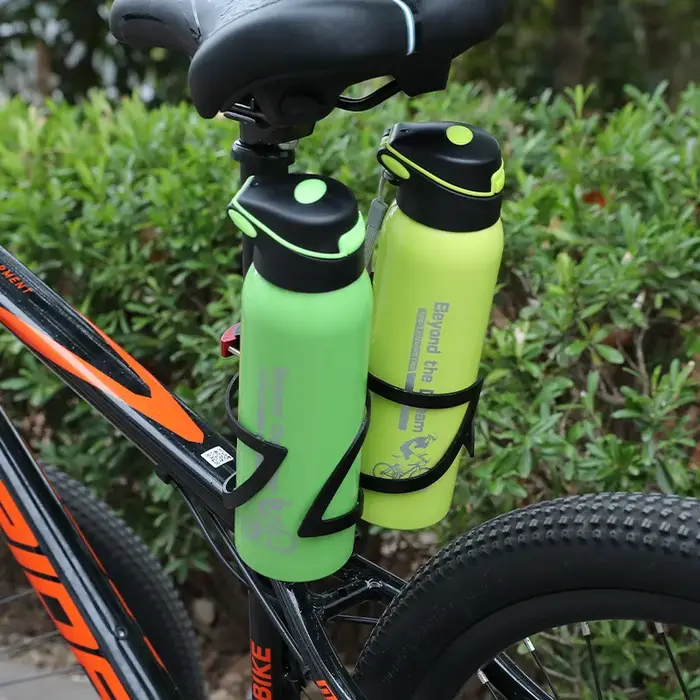 Support d'extension en alliage d'aluminium pour vélo, accessoires de cyclisme, support de fixation double pour porte-bidon