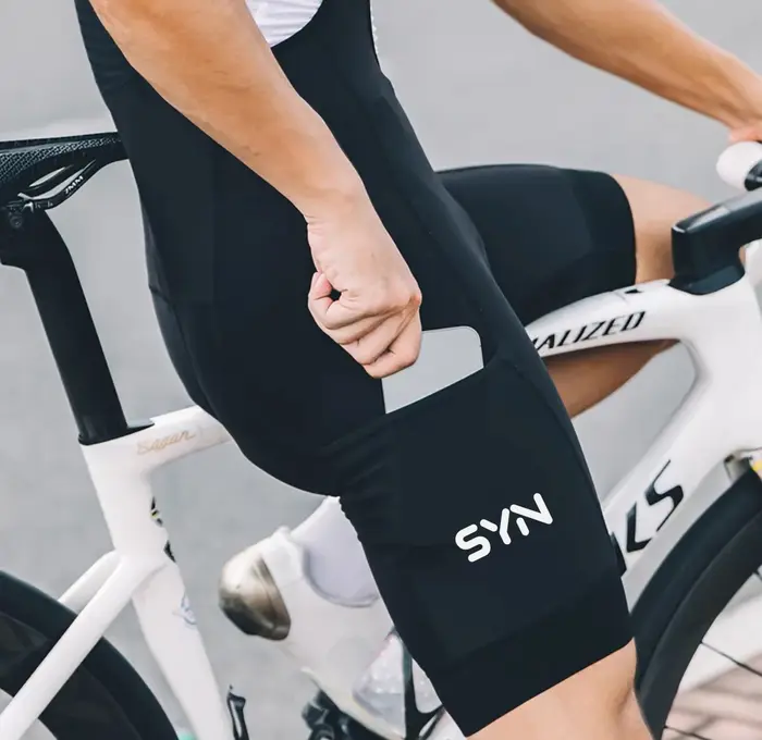 Shorts de vélo rembourrés SYN Sports pour hommes