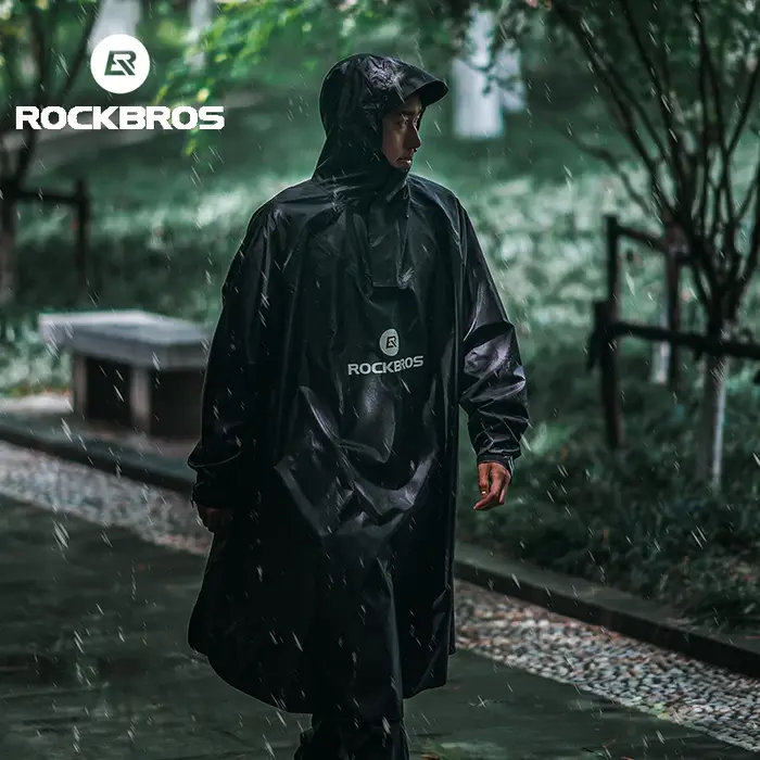 ROCKBROS Veste de cyclisme imperméable pour vélo poncho