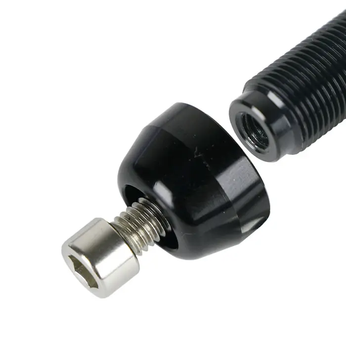 Axe traversant pour vélo d'entraînement 12x142-148mm en alliage d'aluminium usiné CNC pour cyclisme en salle P1.0 P1.5 P1.75