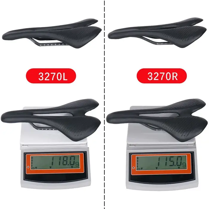 Selle de vélo en carbone Elitaone 270x143mm siège
