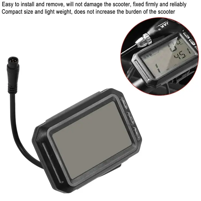 Tableau de bord d'affichage LCD pour Scooter électrique