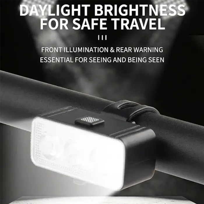 Kit d'éclairage de vélo LED avant et arrière